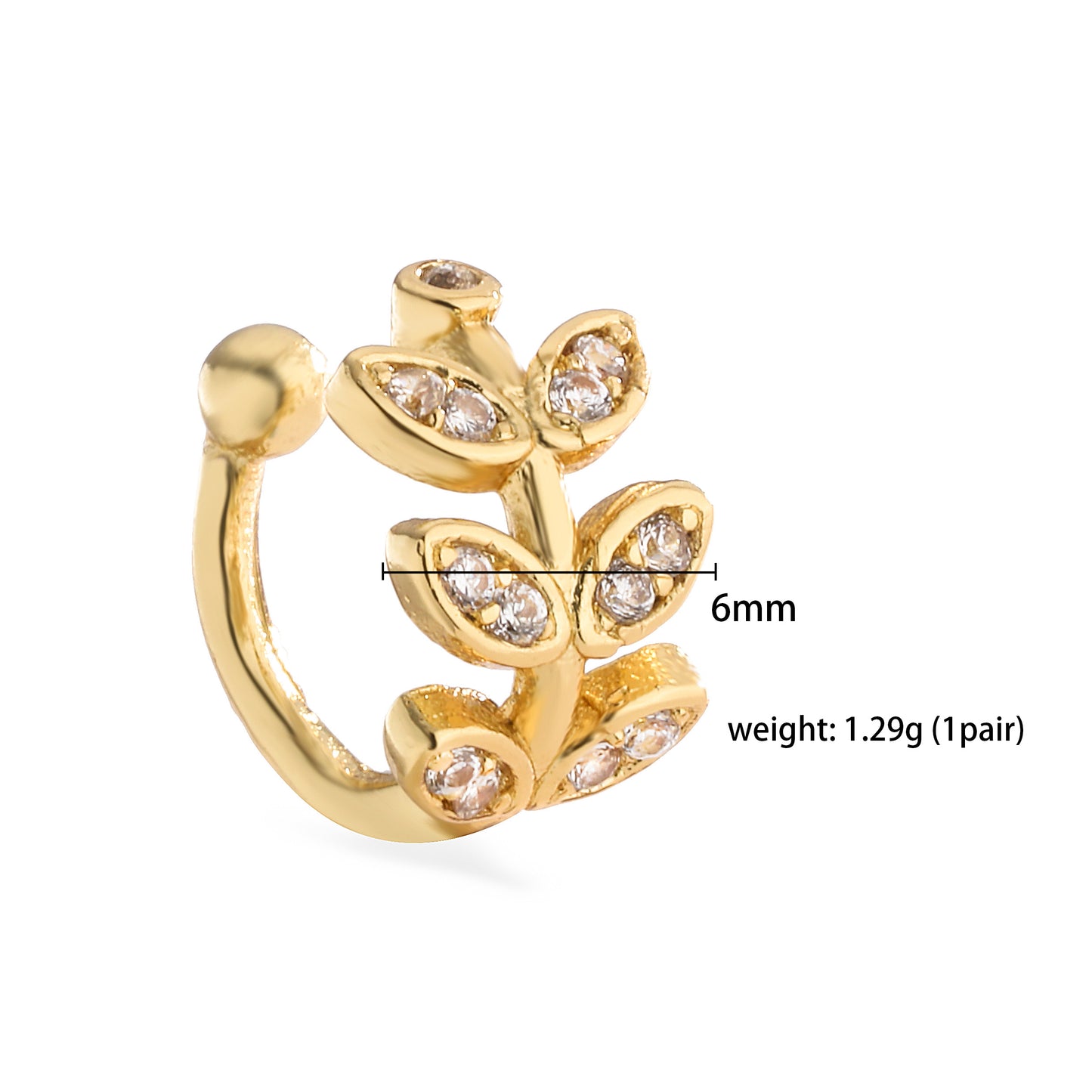 Golden / Silver leaves cuff