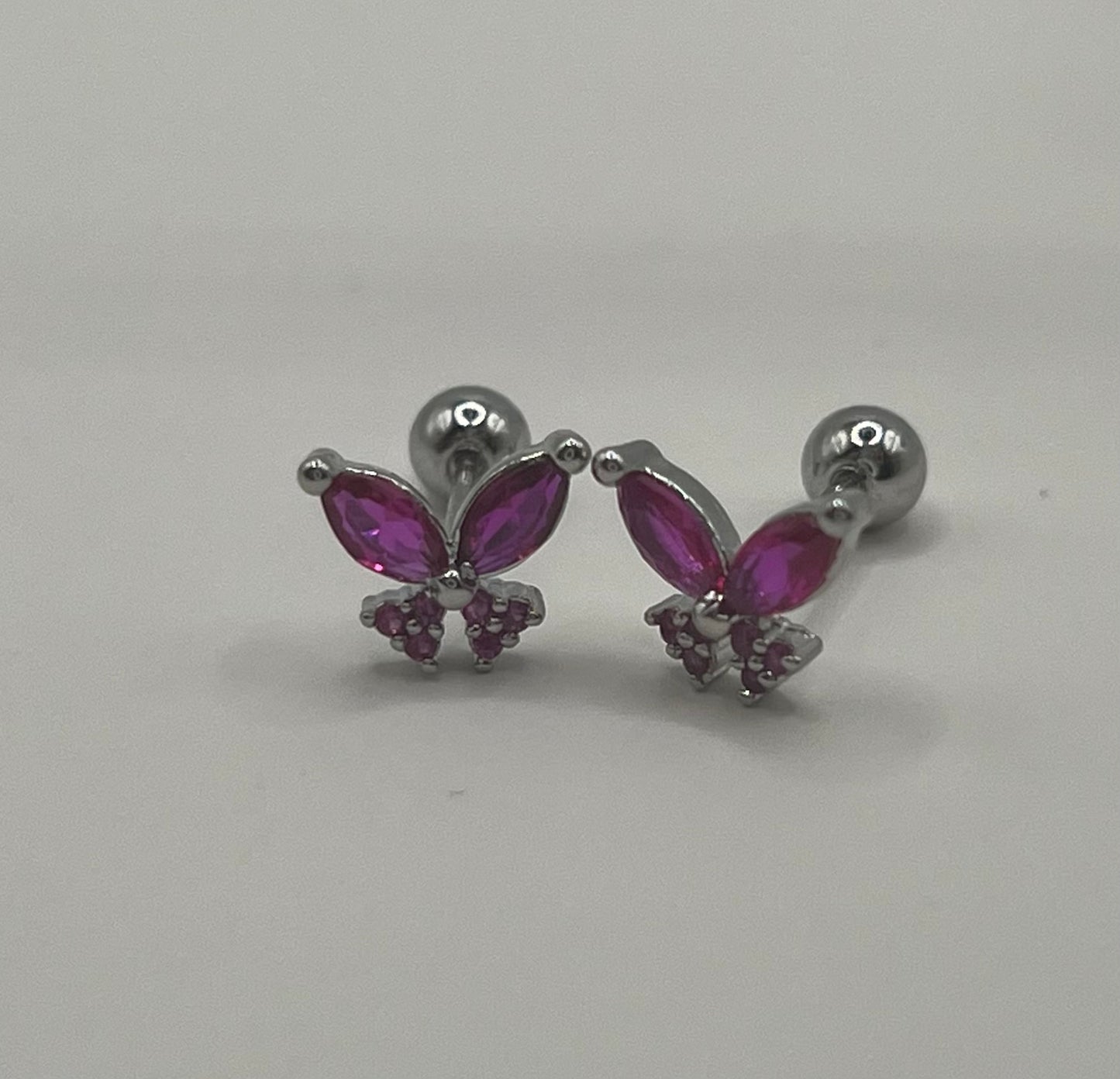 Butterflies studs earrings