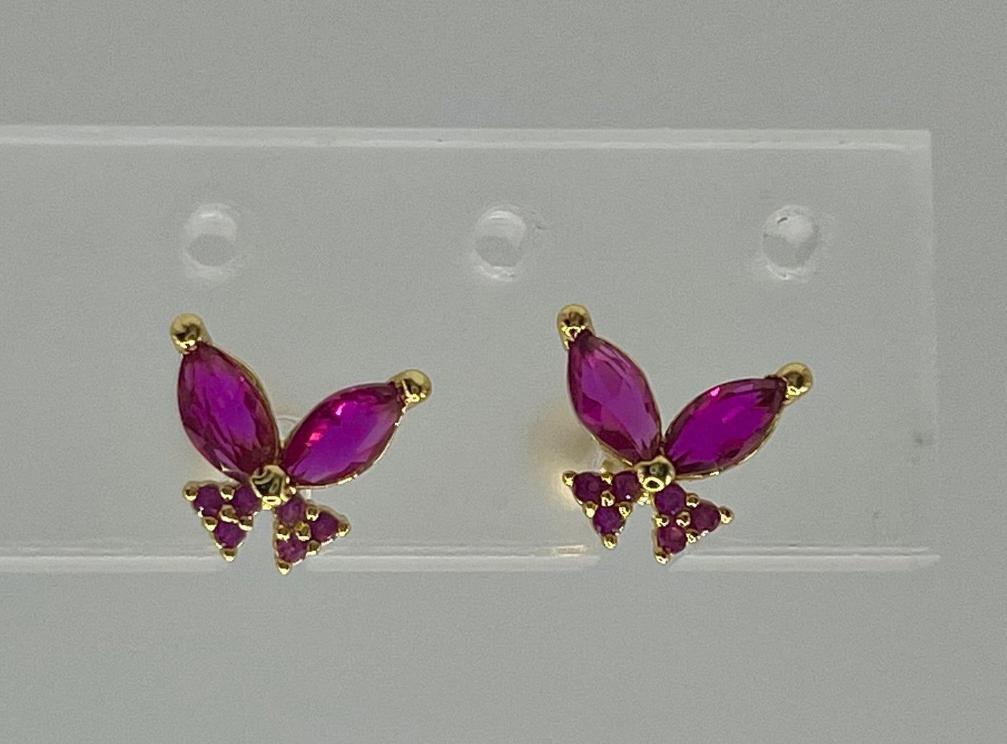 Butterflies studs earrings