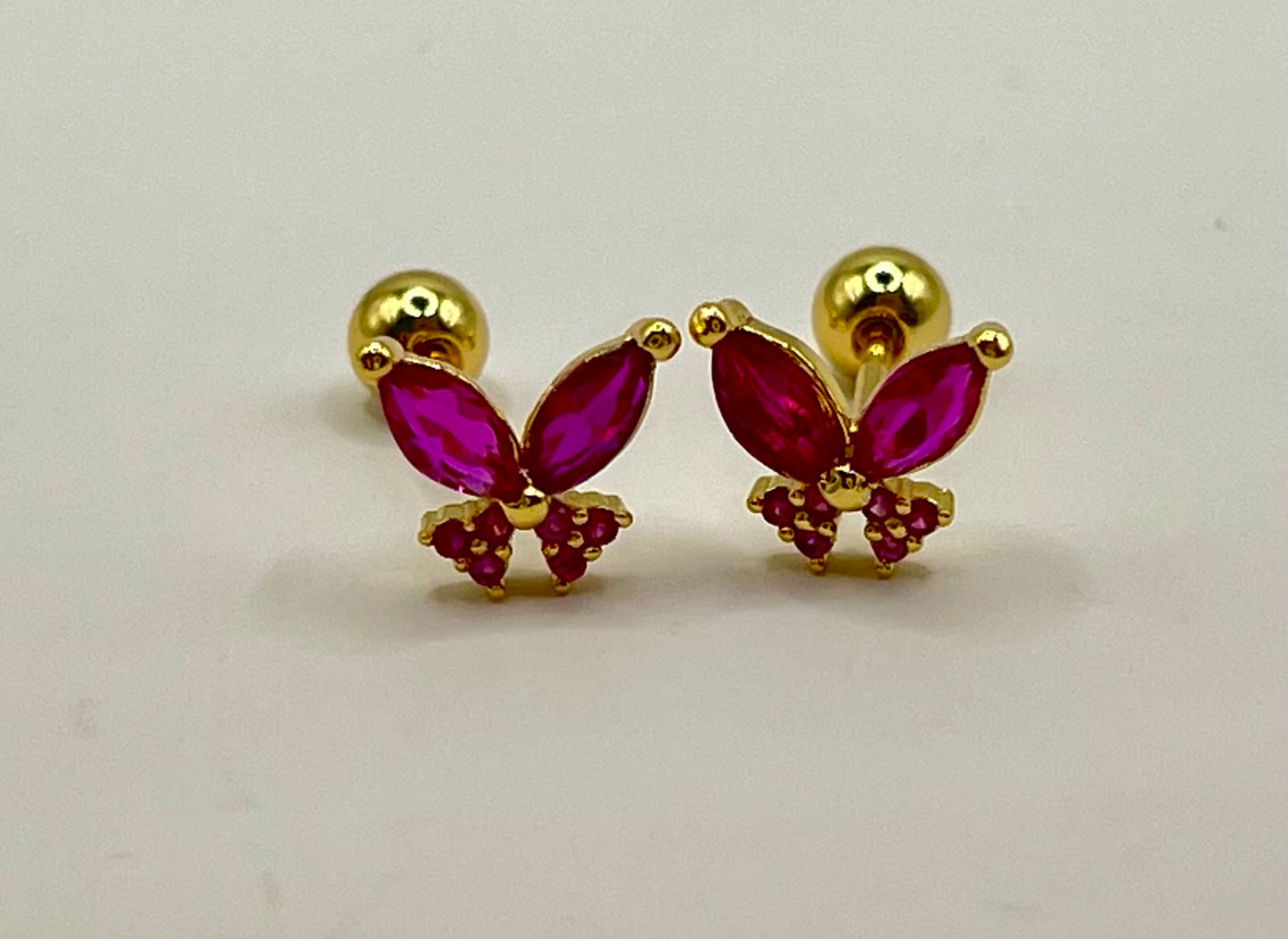 Butterflies studs earrings