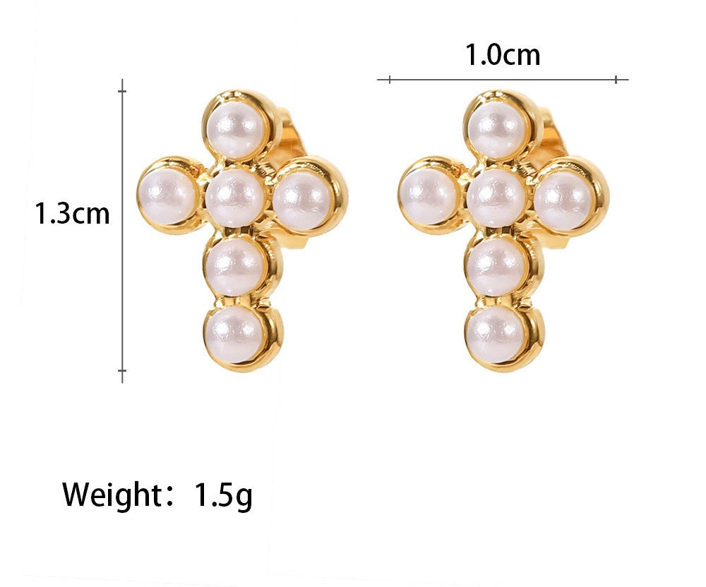 Fashion cross earrings