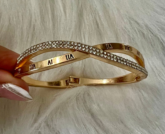 Rhinestone bangle