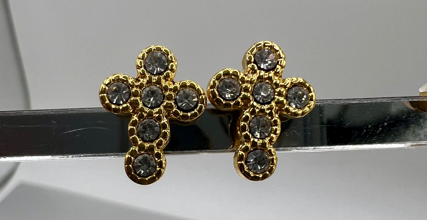 Fashion cross earrings